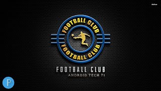 Professional Football Club Logo Design | How To Make Logo Design In Pixellab screenshot 4