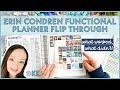 Erin Condren Functional Planner Flip Thru Frankenplanned LifePlanner Audit How I Planned in November