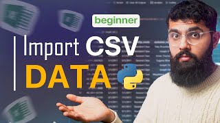 How to Pull DATA from a CSV file in Python -  EASY