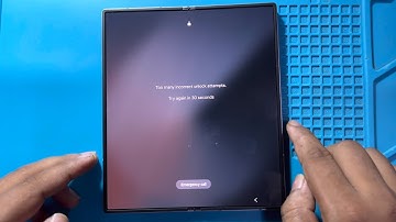 SAMSUNG Z Fold 6 Screen Lock Forgotten Password | How To Unlock Z Fold 6 - Factory Reset