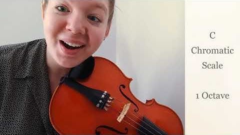 Viola | C Chromatic Scale - 1 Octave