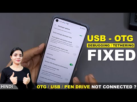 How To Fix USB Debugging Problem In OPPO A52 | USB Tethhering Not Working | OTG Connection In OPPO