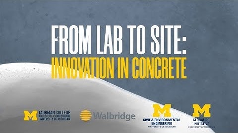 From Lab to Site: Innovation in Concrete (5/6)