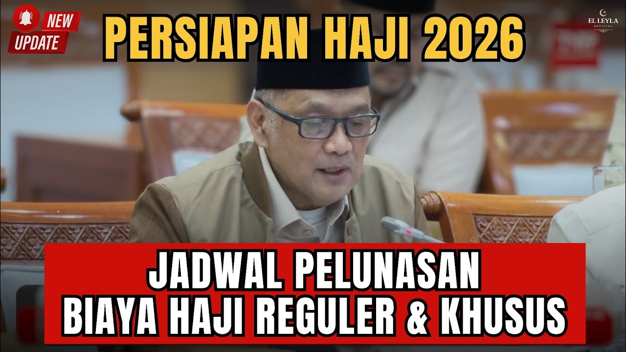 RESMI DARI KEMENHAJ: Jadwal Pelunasan Haji 2026 – Reguler & Khusus Mulai November Ini!
