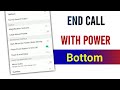 How To Use Power Button End Call In Oppo A3s | Power Button Dabake Call End Kare
