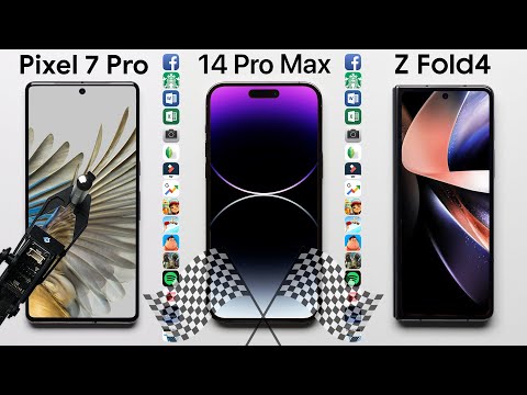 Google Pixel 7 Pro vs. iPhone 14 Pro Max vs. Galaxy Fold 4 Speed Test