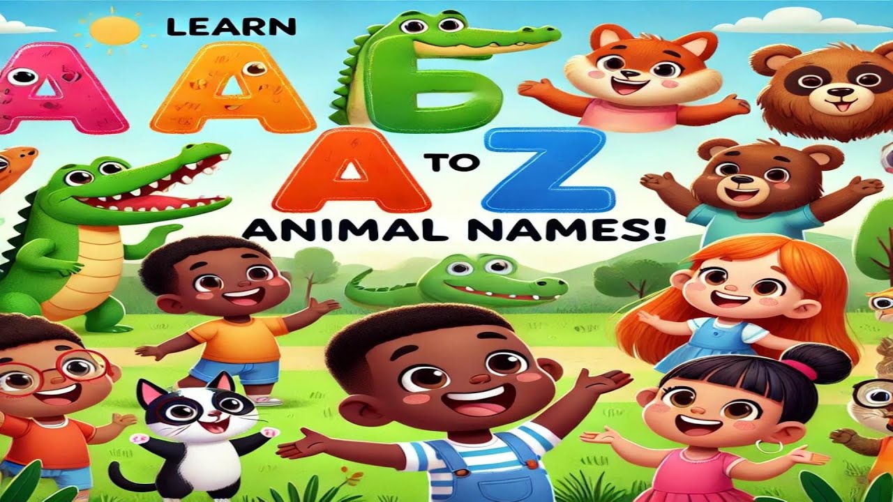 A to Z Animal Names for Toddlers | Learning English For Kids - YouTube