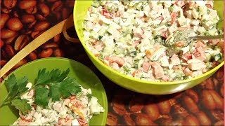 "Берлинский" салат. Очень простой, но очень вкусный! "Берлинский" салат. Очень простой, но очень вкусный!