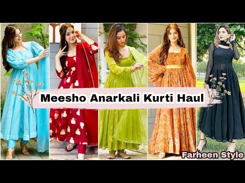 Meesho Anarkali Gown, meesho Anarkali kurti, Meesho Anarkali Dress