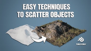 Easy Techniques To Scatter Objects | Geometry Nodes (Blender 4.0)