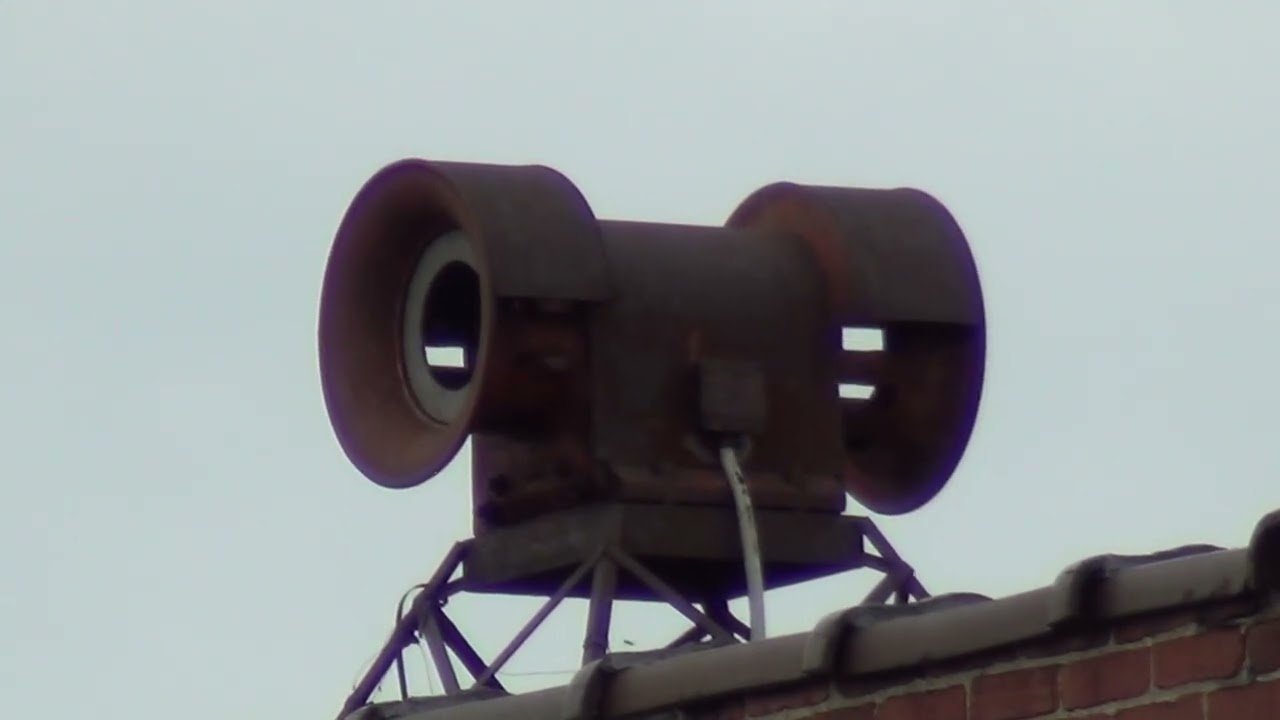 (10 Port) Federal Electric Type B Fire Siren Test - Alert Signal