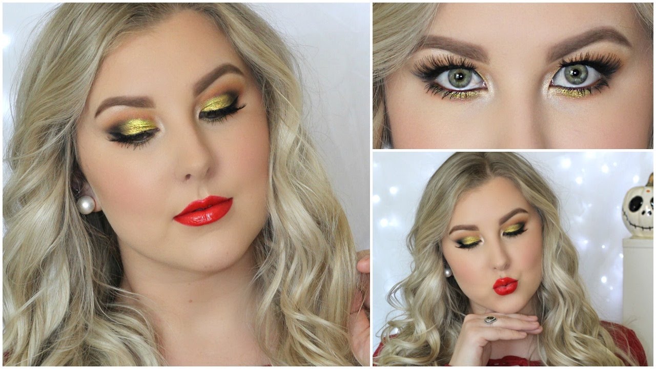 Chartreuse Eyes & Orange Lips Tutorial // Colour Pop Telepathy YouTube