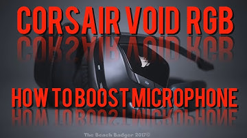 Corsair void RGB Microphone audio boost fix tutorial - Still working 2024