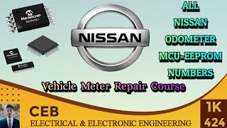 ✅ All Nissan EEPROM & MCU Numbers | Nissan Meter Mileage Correction Full Guide