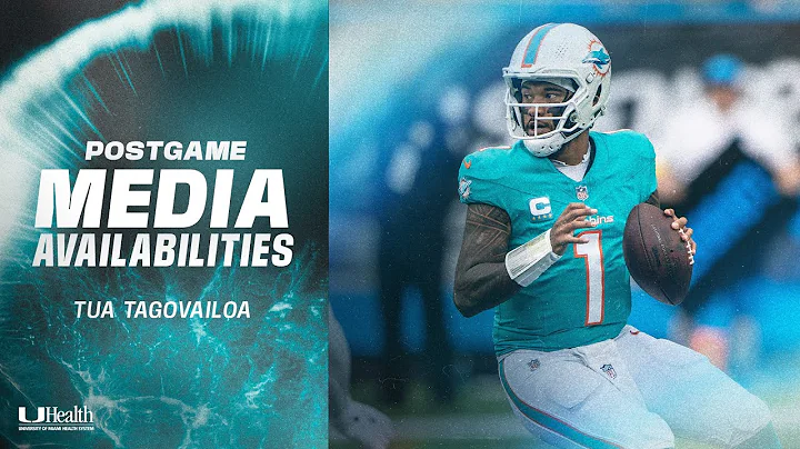 QB Tua Tagovailoa meets with the media after #MIAvsCAR | Miami Dolphins