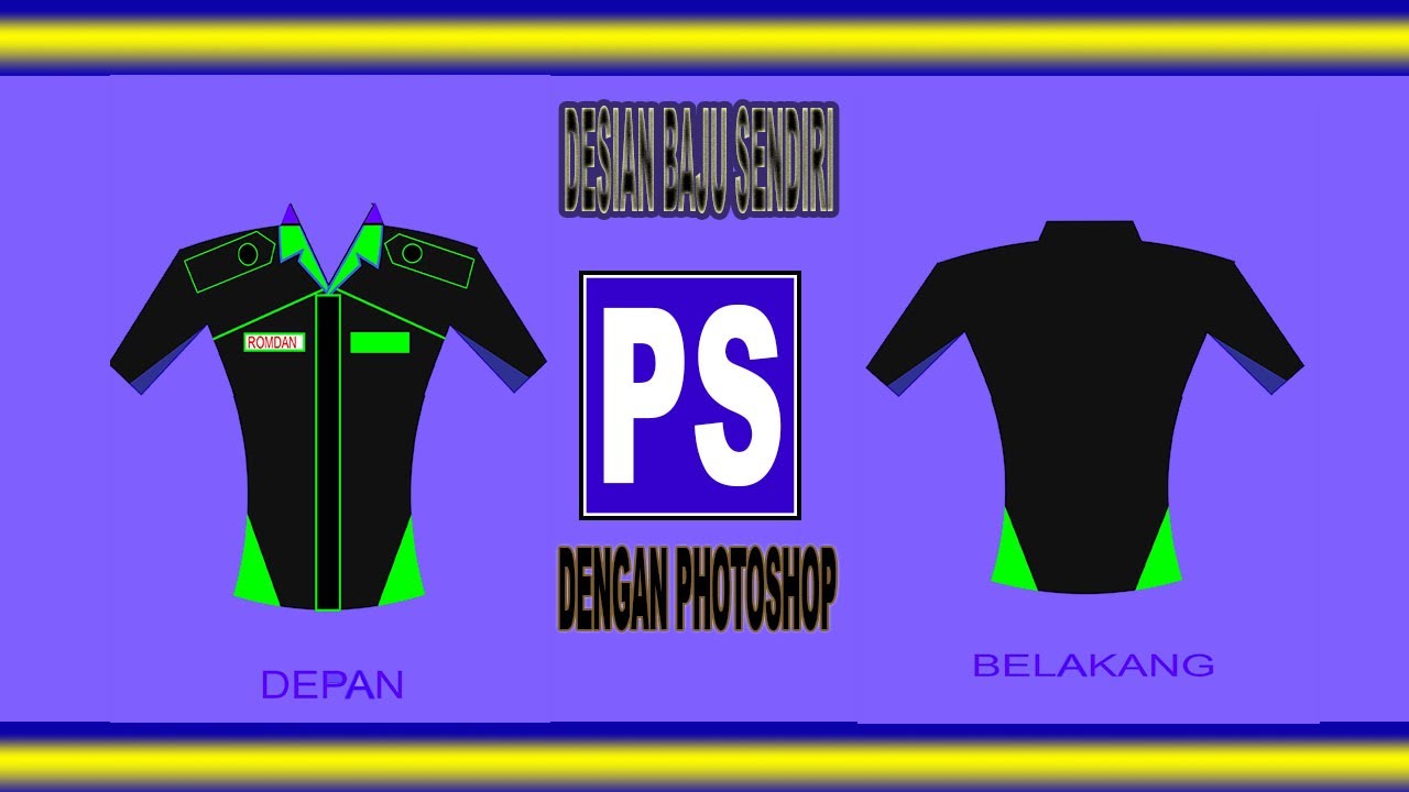 Cara membuat desain  baju kemeja  sendiri  dengan photoshop 