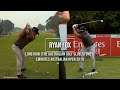 Ryan fox golf swing long iron dtl  fo emirates australian open sydney december 2019