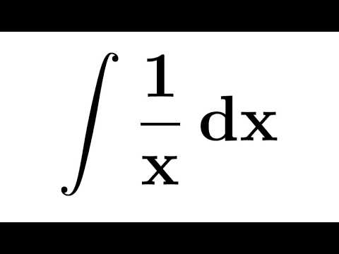 Integral of 1/x