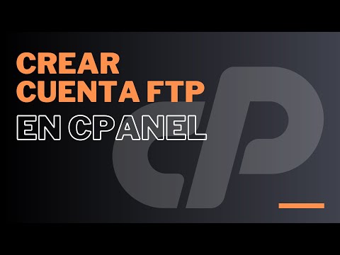 Video de Youtube sobre: Cómo crear una cuenta FTP en cPanel
