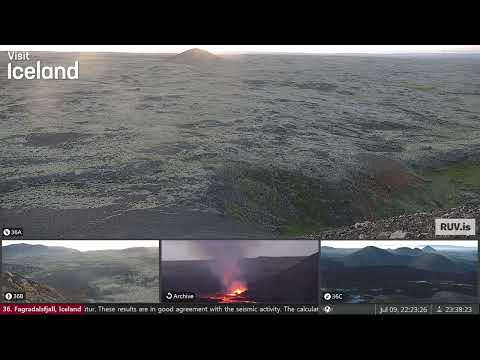 July 9, 2023: Large 5.1 earthquake caught on camera in Iceland