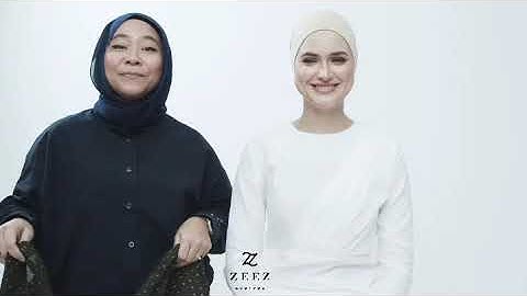 Hijab tutorial : Camelia Luna Pleated Scarf with Didiyana Ehsan. Knot hijab style!
