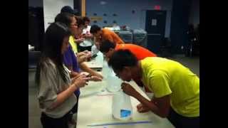 HSF Game Night - Straw Blowing/Drinking Water Game