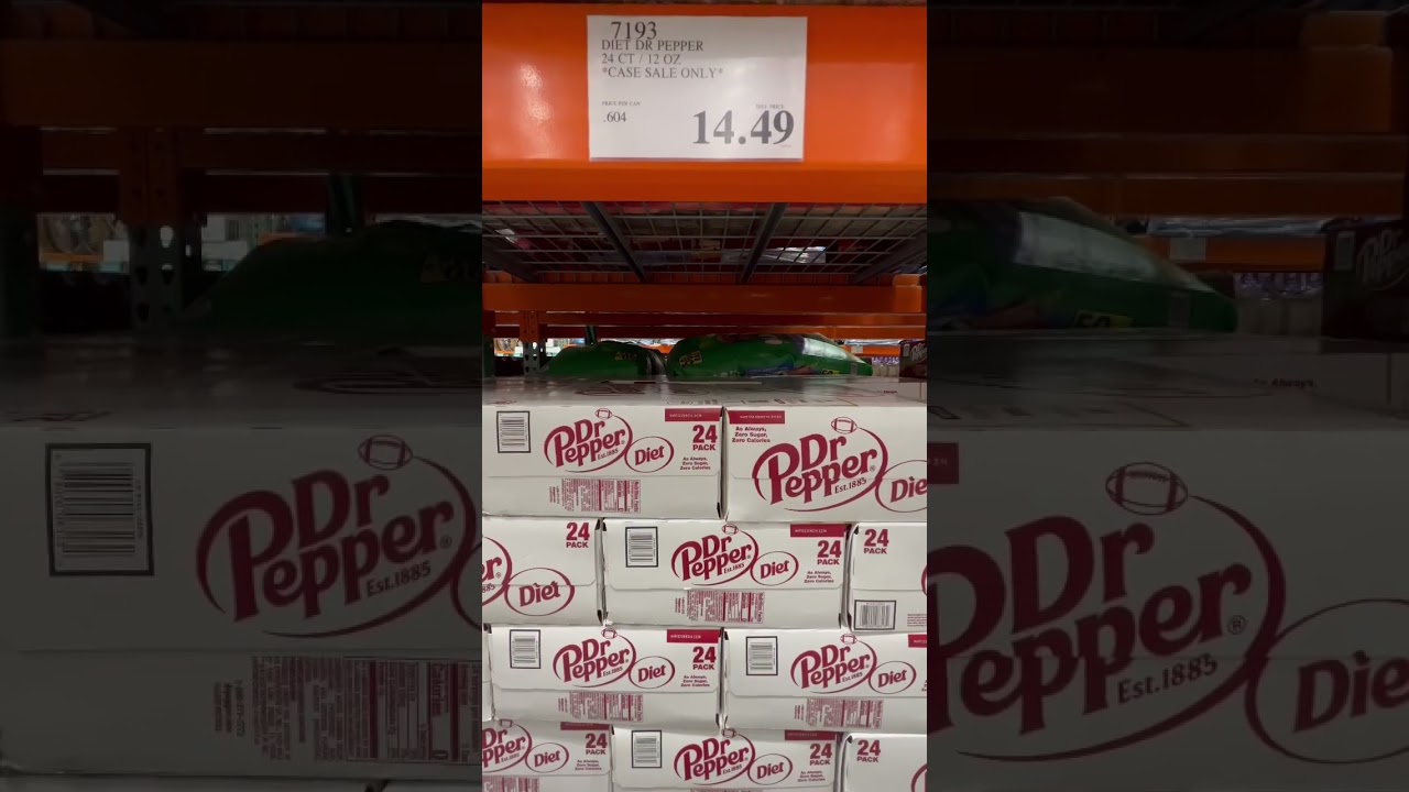 $14.49 Alaska Costco Diet Dr. Pepper