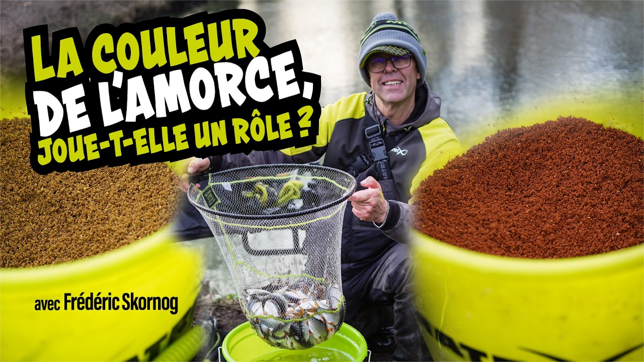 Même amorce, couleur différente : laquelle fait vraiment la différence sur les gardons ?