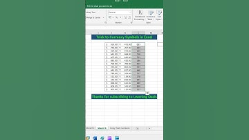 Easy Way to Add CURRENCY SYMBOLS in Excel Without Hassle