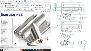 ✅Solidworks Tutorial for beginners Exercise 82