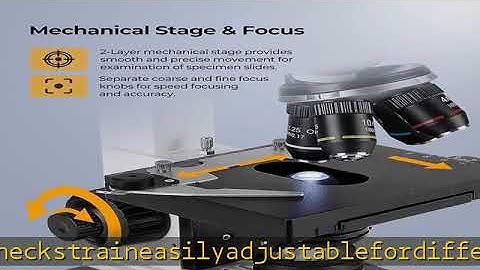 [Research-Grade] Vabiooth Lab Compound Trinocular Microscopes 40X-2500X Magnification with 7" LCD S