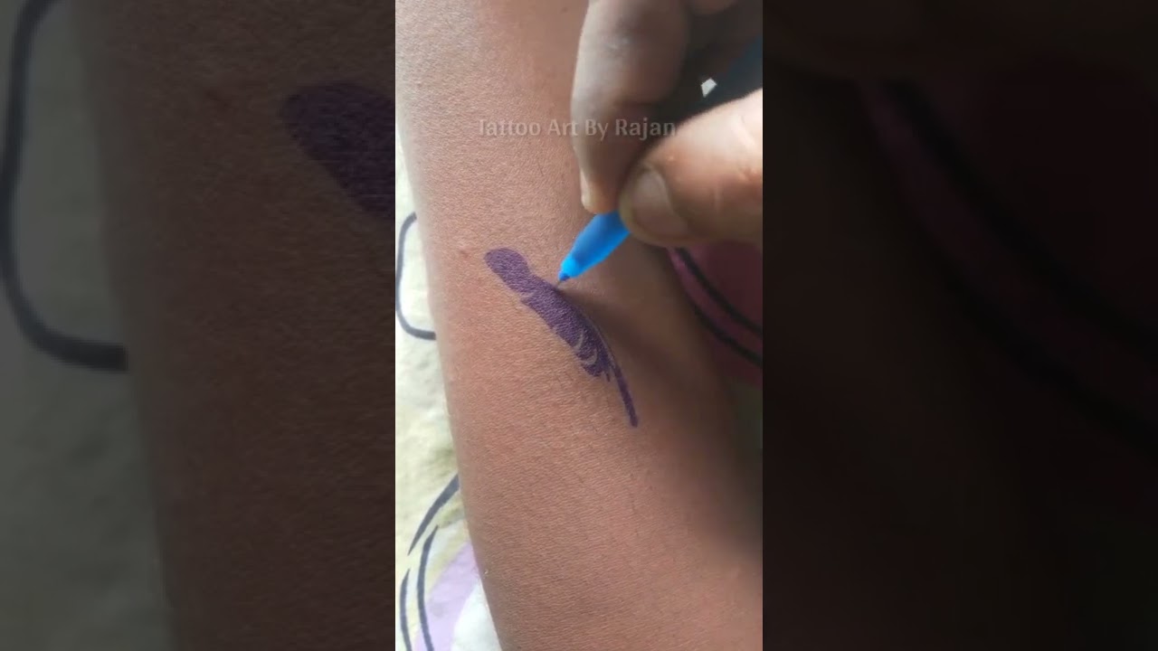 feather tattoo | Tattoo Art By Rajan 