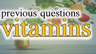 Previous questions on vitamins topic ||helpful to RRB SSC AND ALL EXAMS ||GKTRICKS