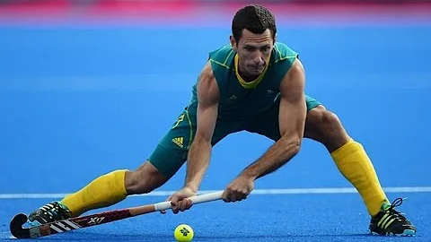 This is Jamie Dwyer -  his best field hockey goals...