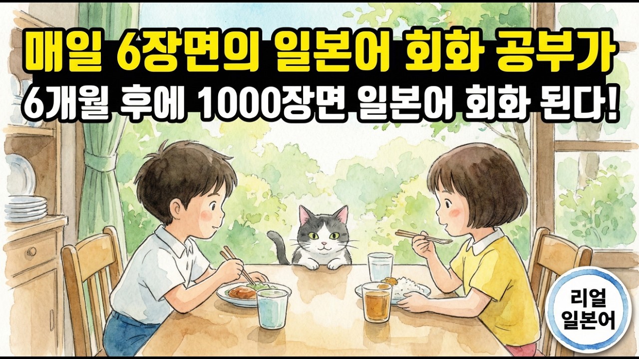 세상에서 하나뿐인 매일 6장면 일본어 회화 - No.008