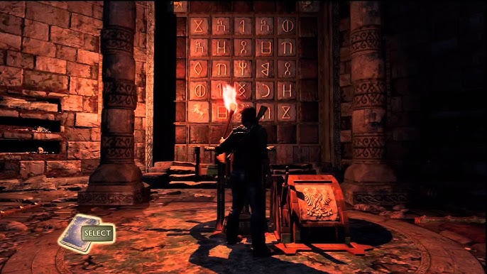 Uncharted 3 Drake's Deception Remastered Capítulo 11 Acima e Abaixo  Mural(alinhar estátuas) Puzzle 