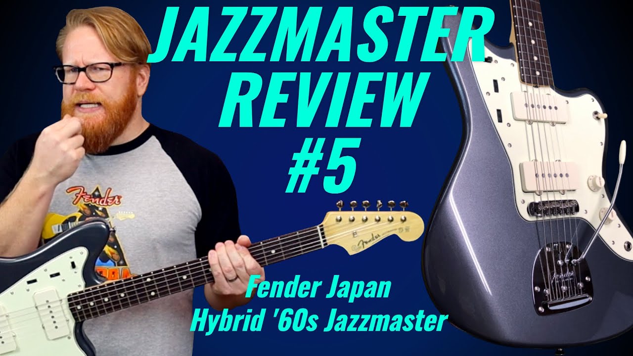 JAZZMASTER REVIEW #5: Fender Japan Hybrid '60s in Charcoal Frost Metallic