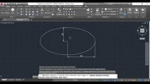 11. AutoCAD Tutorial | Ellipse Command