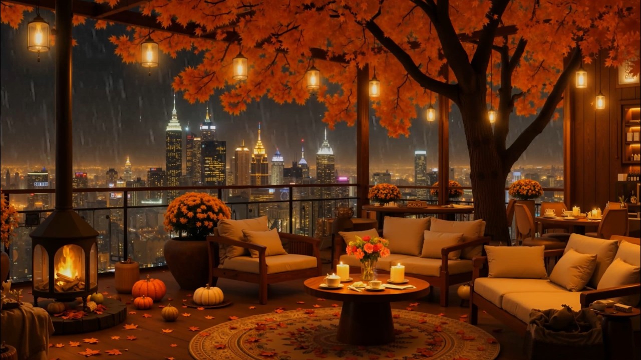YouTubeでRelaxing Jazz on a Rainy Autumn Evening 🍂 Cozy Coffeehouse Vibes for Focus & Work #2を視聴 YouTubeでRelaxing Jazz on a Rainy Autumn Evening 🍂 Cozy Coffeehouse Vibes for Focus & Work #2を視聴