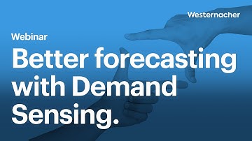 Better forecasting with Demand Sensing.