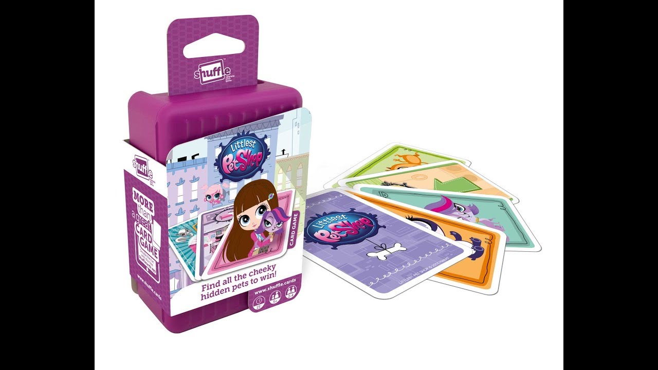 Littlest Pet Shop Shuffle Cartas Juego Nuevo Hasbro 2 a 4 jugadores Caja Nuevo Sellado 