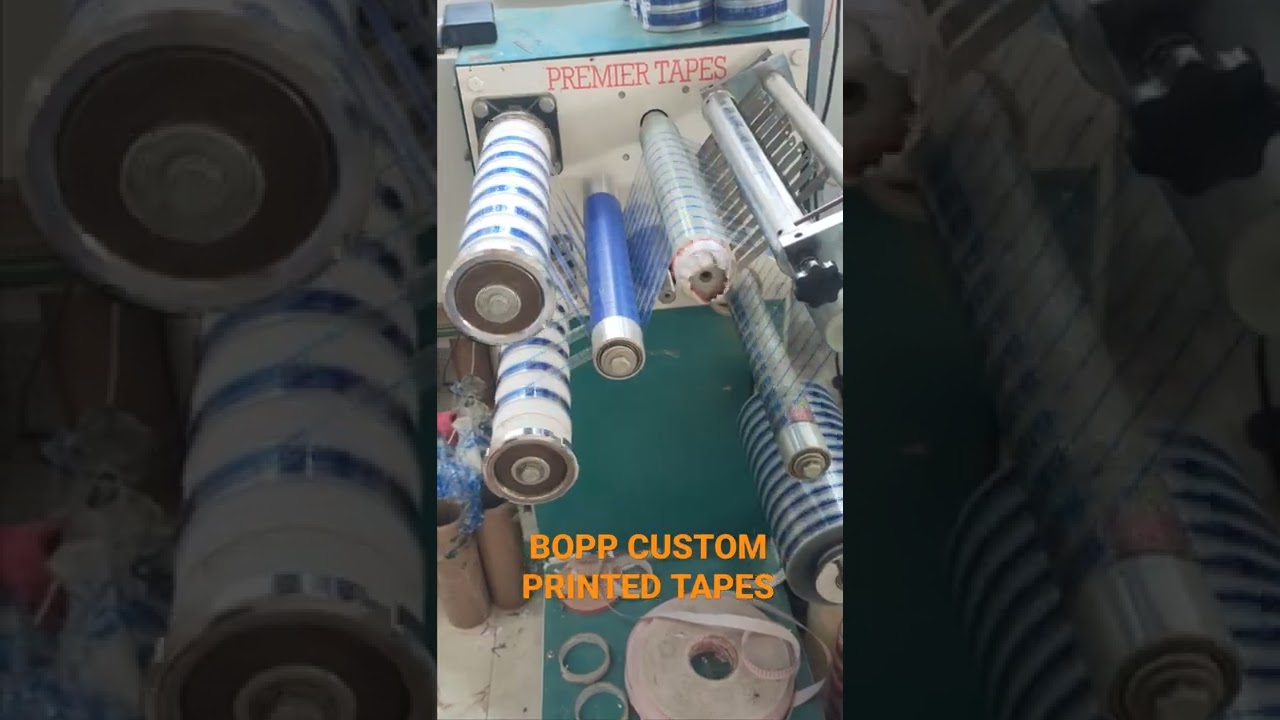 BOPP CUSTOM PRINTED TAPES, ORENUS PRINTED TAPE, LOW QUANTITY PRINTING, PREMIER TAPES