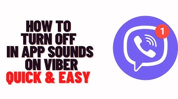 how to turn off in app sounds on viber
