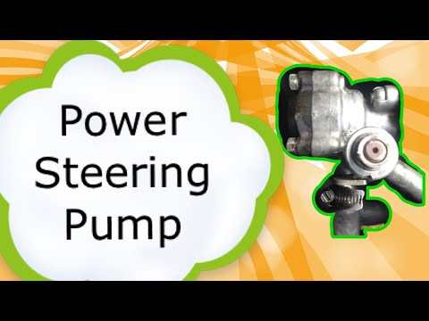 How to remove power steering pump 4d56 engine - YouTube