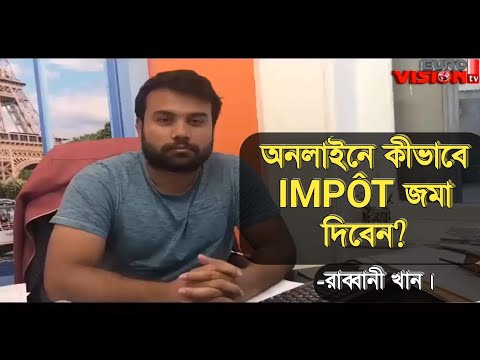 অনলাইনে কীভাবে Impôt ফর্ম পূরণ করবেন। How to fill up the Tax form in Online। Rabbani Khan। EV TV