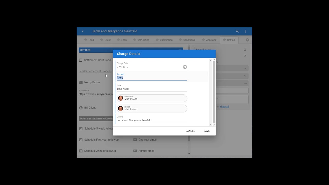 access billing timer