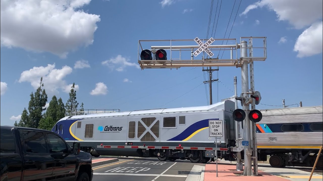 Amtrak CDTX 8312 San Joaquins Train 714 South - Snelling Highway ...