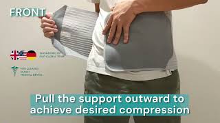 Elite Abdominal Lumbar Support 2360 Wearing Instructions screenshot 5