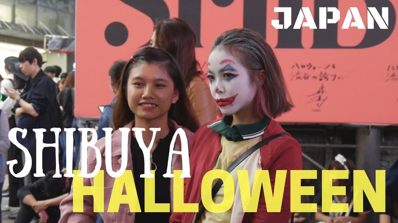 Halloween Weekend In Shibuya Tokyo! 2019: Walk Around! 渋谷ハロウィーン！ - YouTube