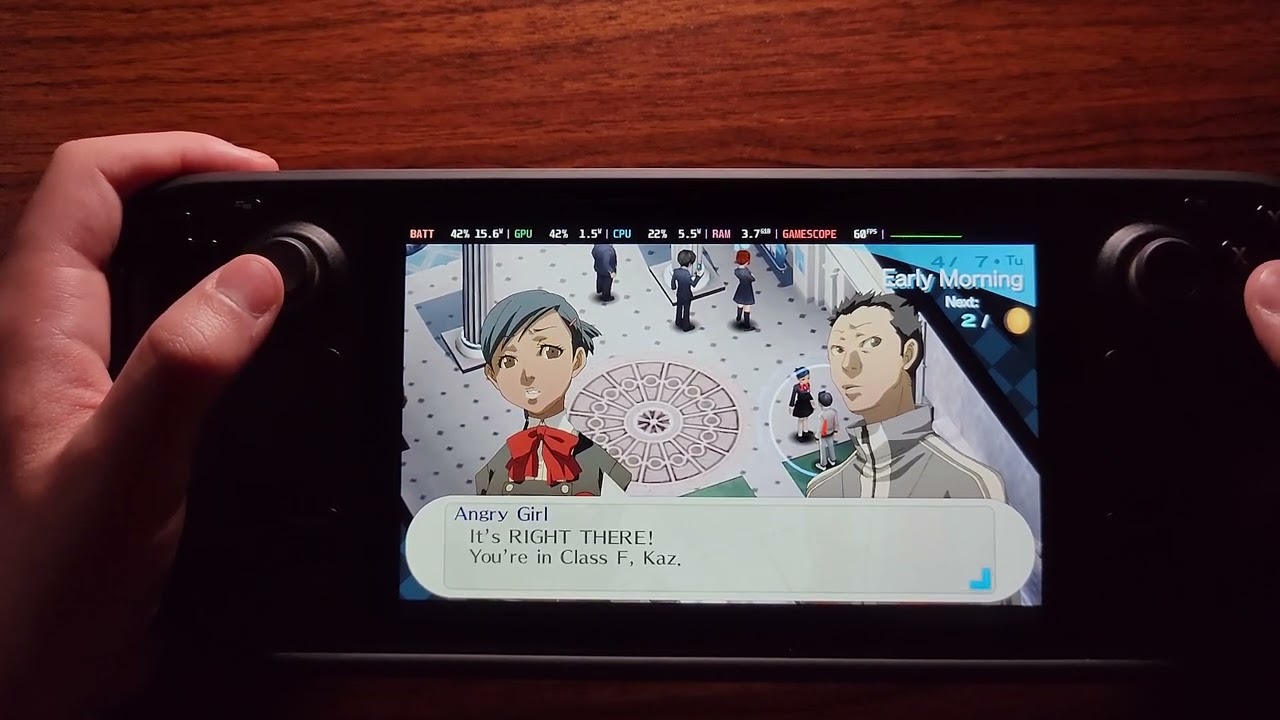 Persona 3 Portable  (Steam Version) on Steam Deck... solid 60fps, but is it worth buying in 2023?